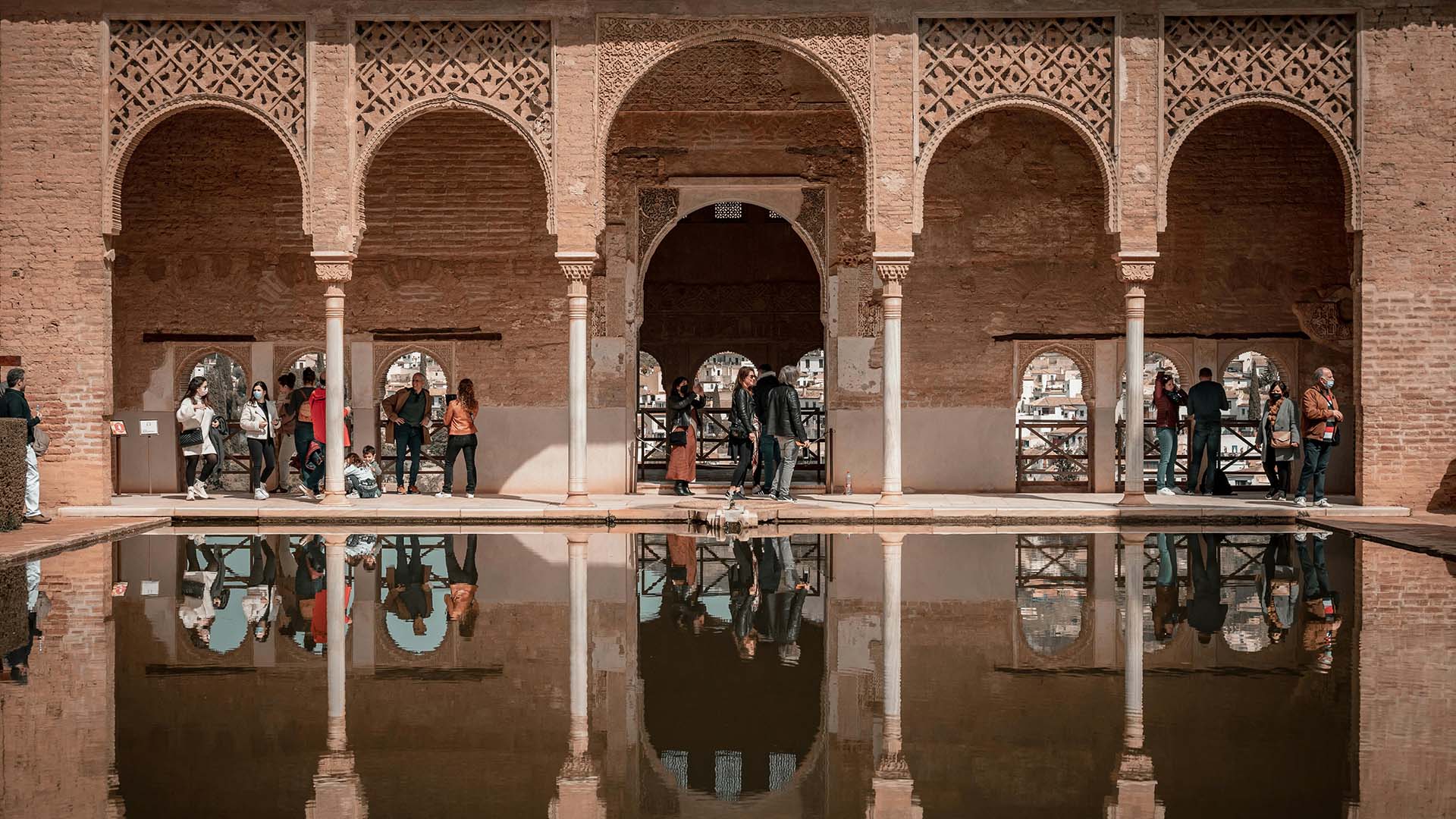 Palazzo di Alhambra a Granada, Spagna