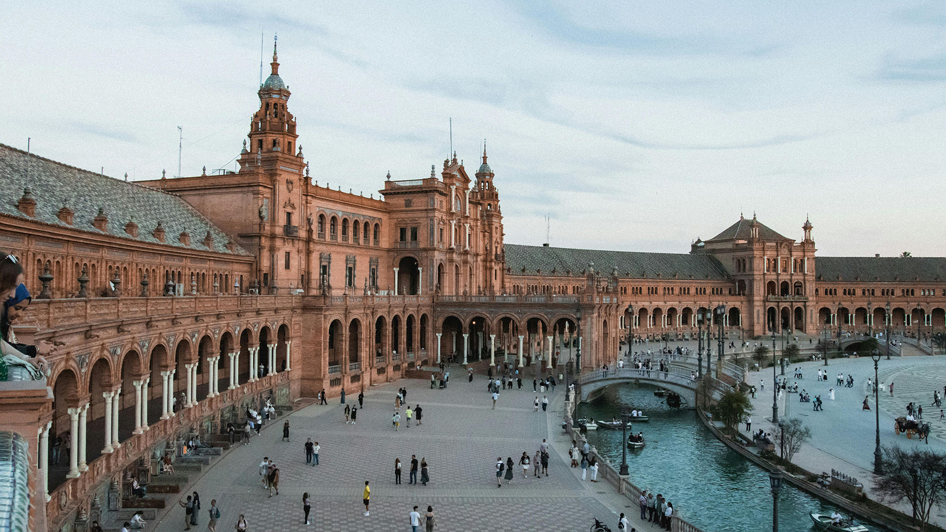 Plaza de España a Siviglia, Spagna