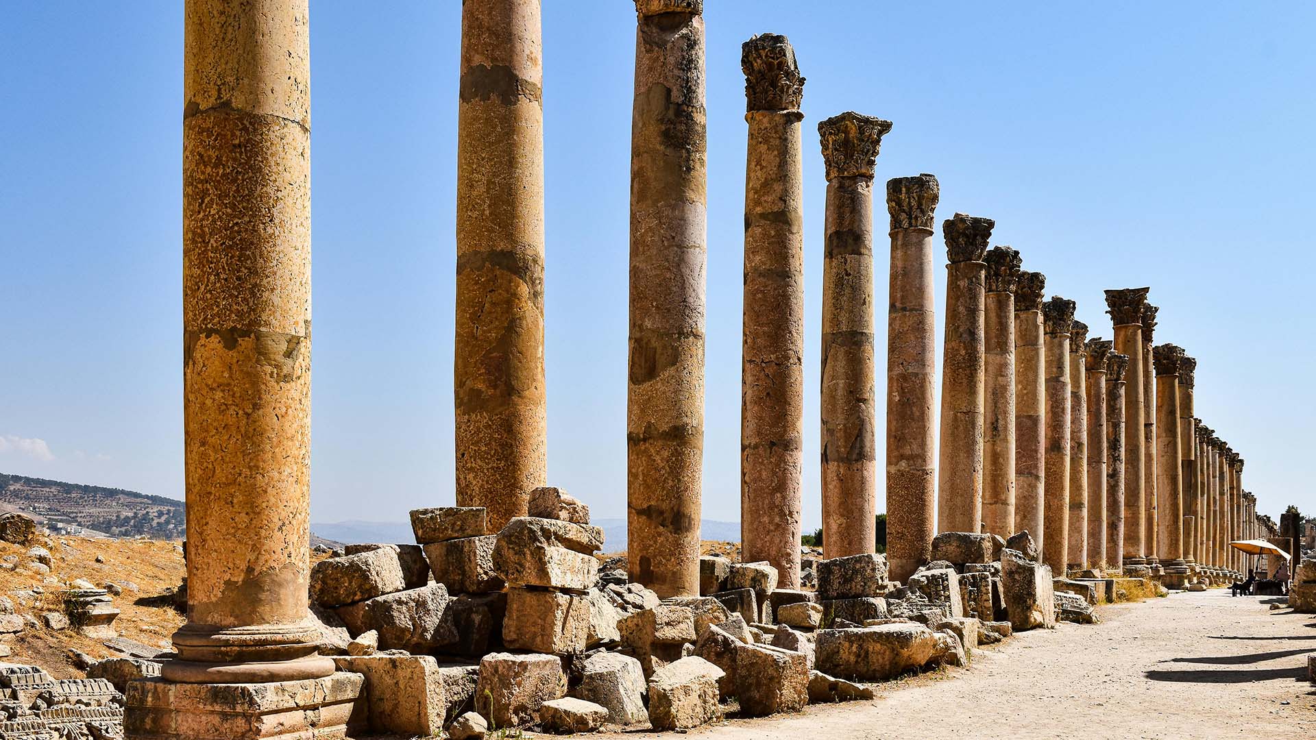 sito archeologico di Jerash in Giordania