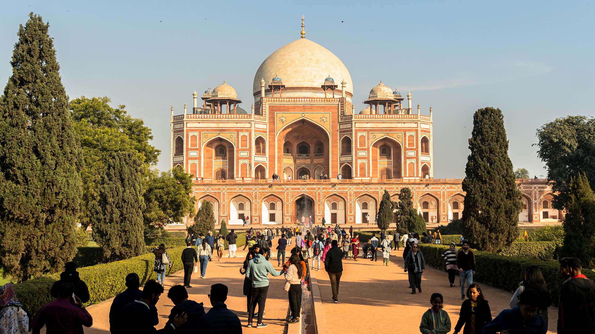 Tomba di Humayun a Nuova Delhi in India