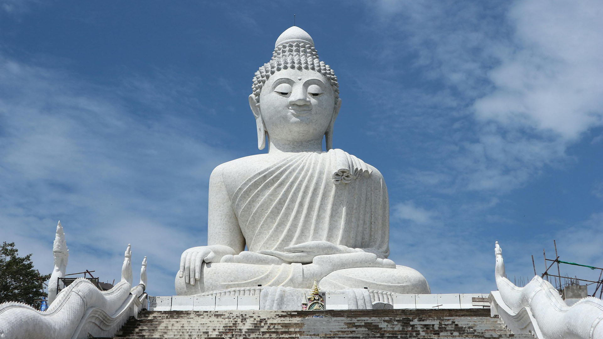 close-up sulla statua del Big Buddha a Phuket in Indonesia