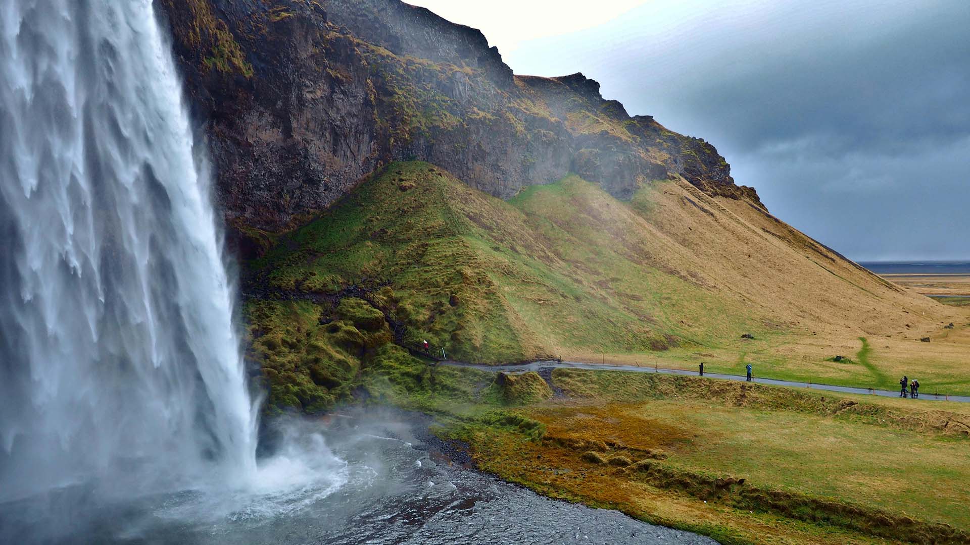 cascata Seljalandsfoss in Islanda