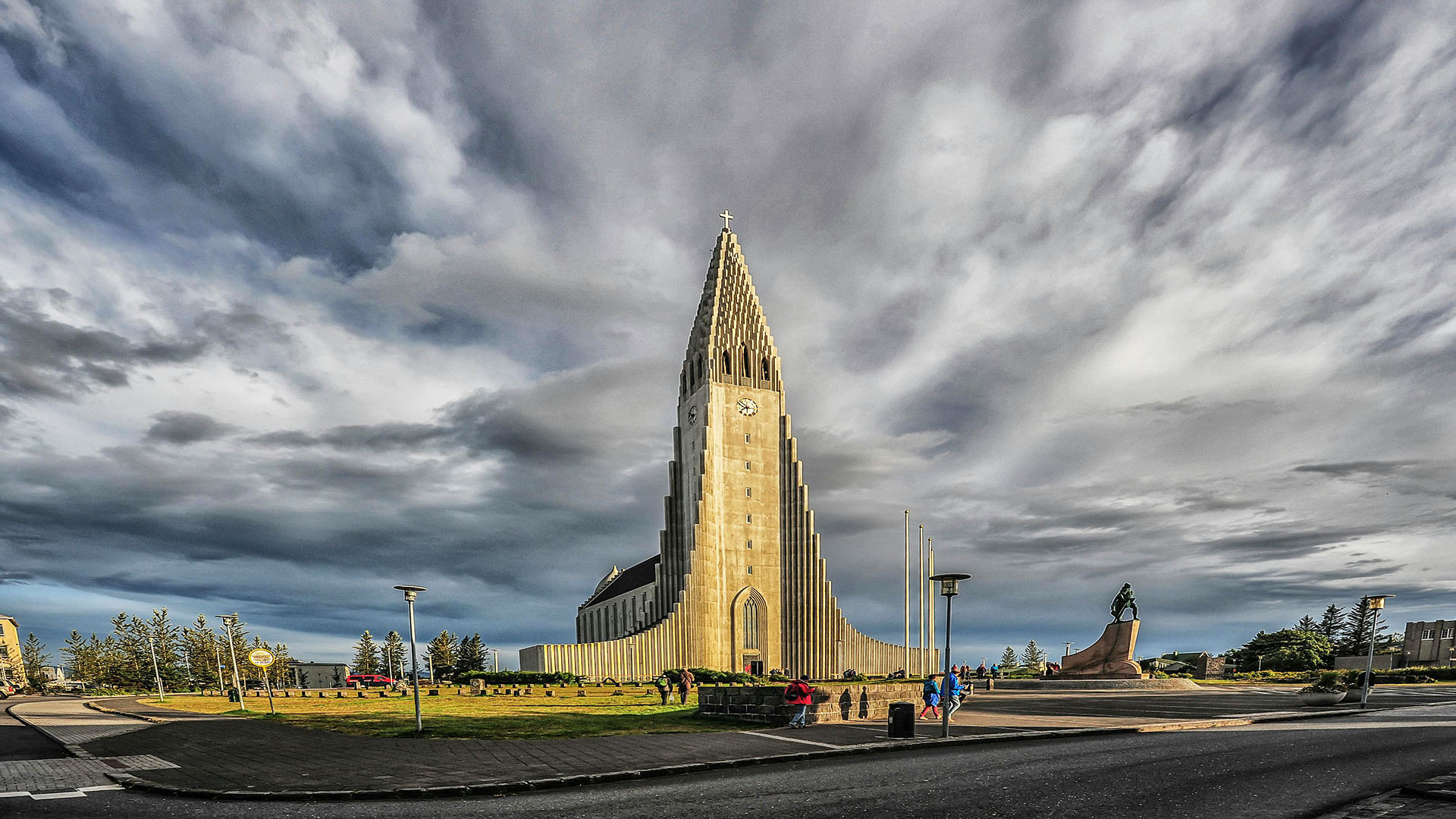 chiesa Hallgrímskirkja a Reykjavik in Islanda