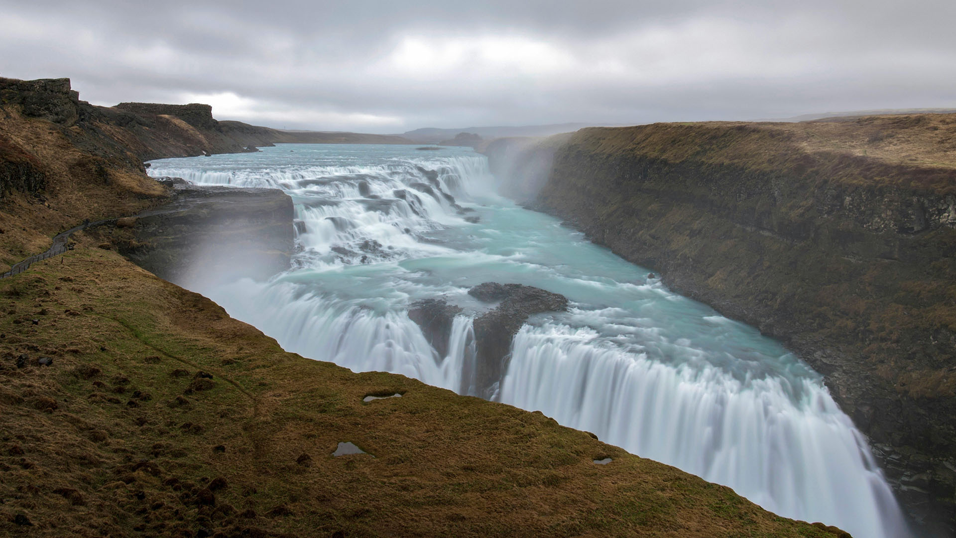 cascate Gullfoss in Islanda