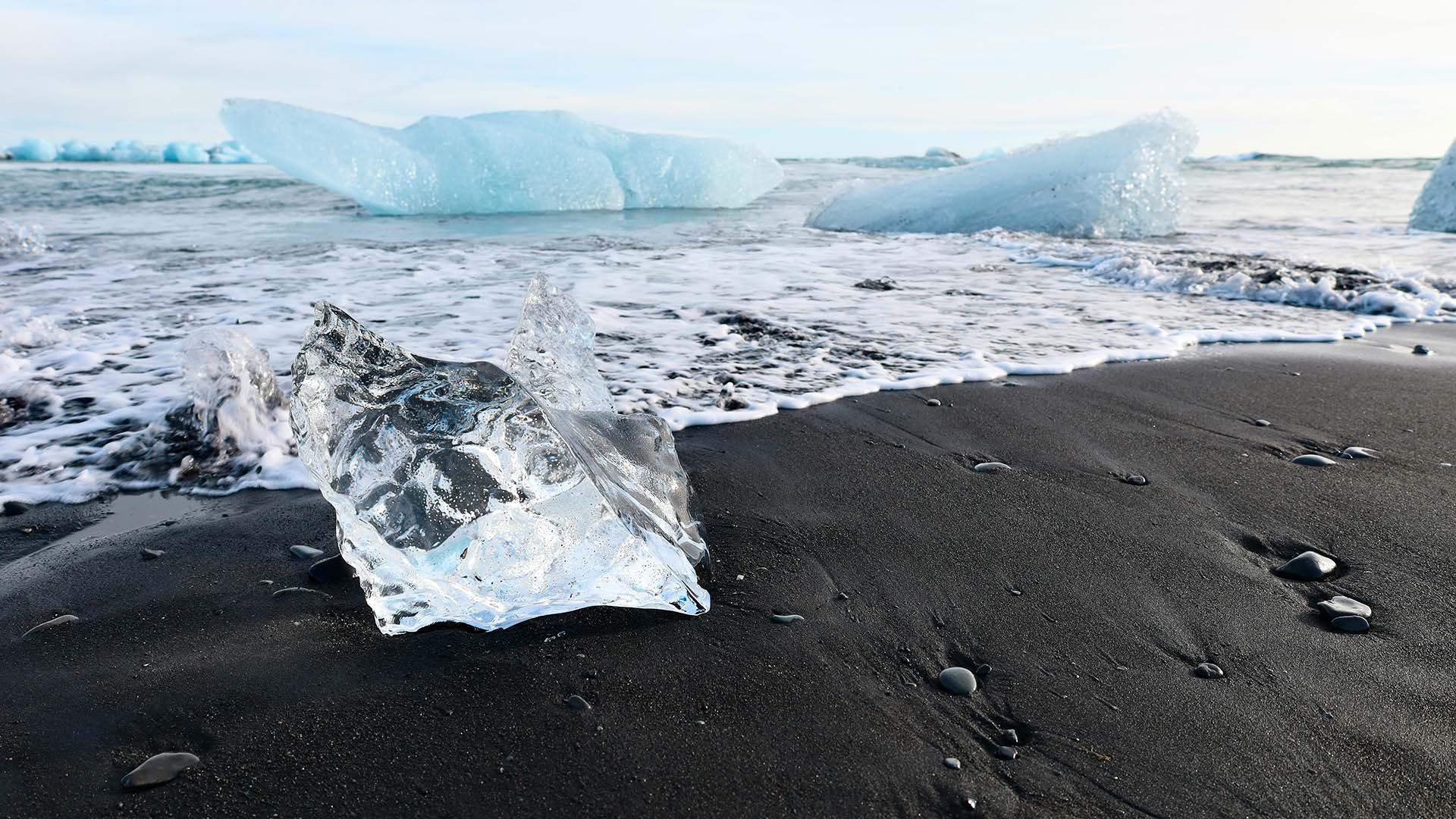 Diamond Beach in Islanda