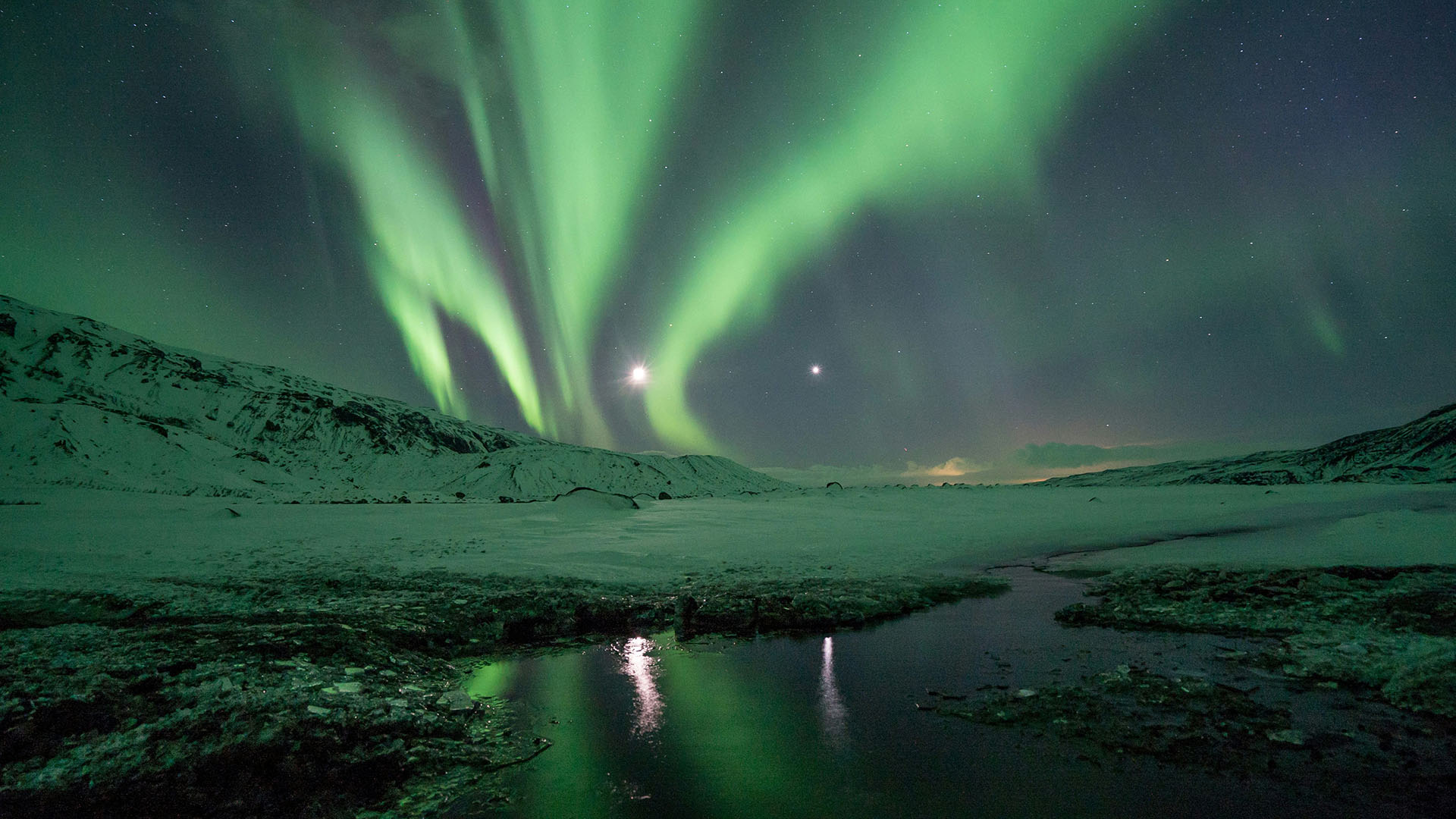 aurora borale in Islanda