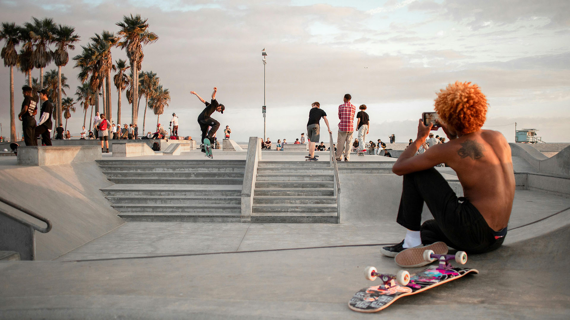 skaters a Los Angeles