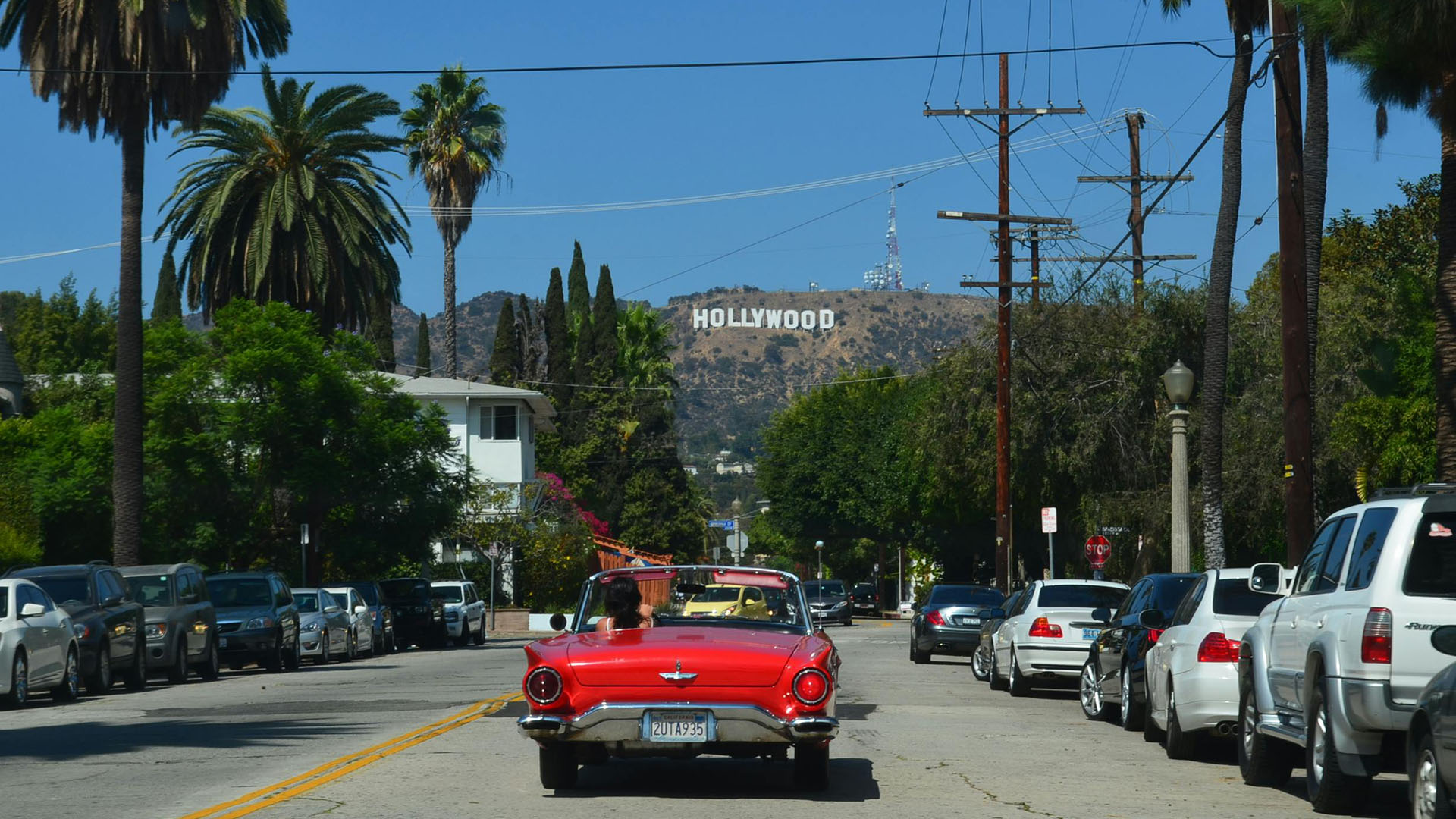 Hollywood Sign sul Monte Lee a Los Angeles