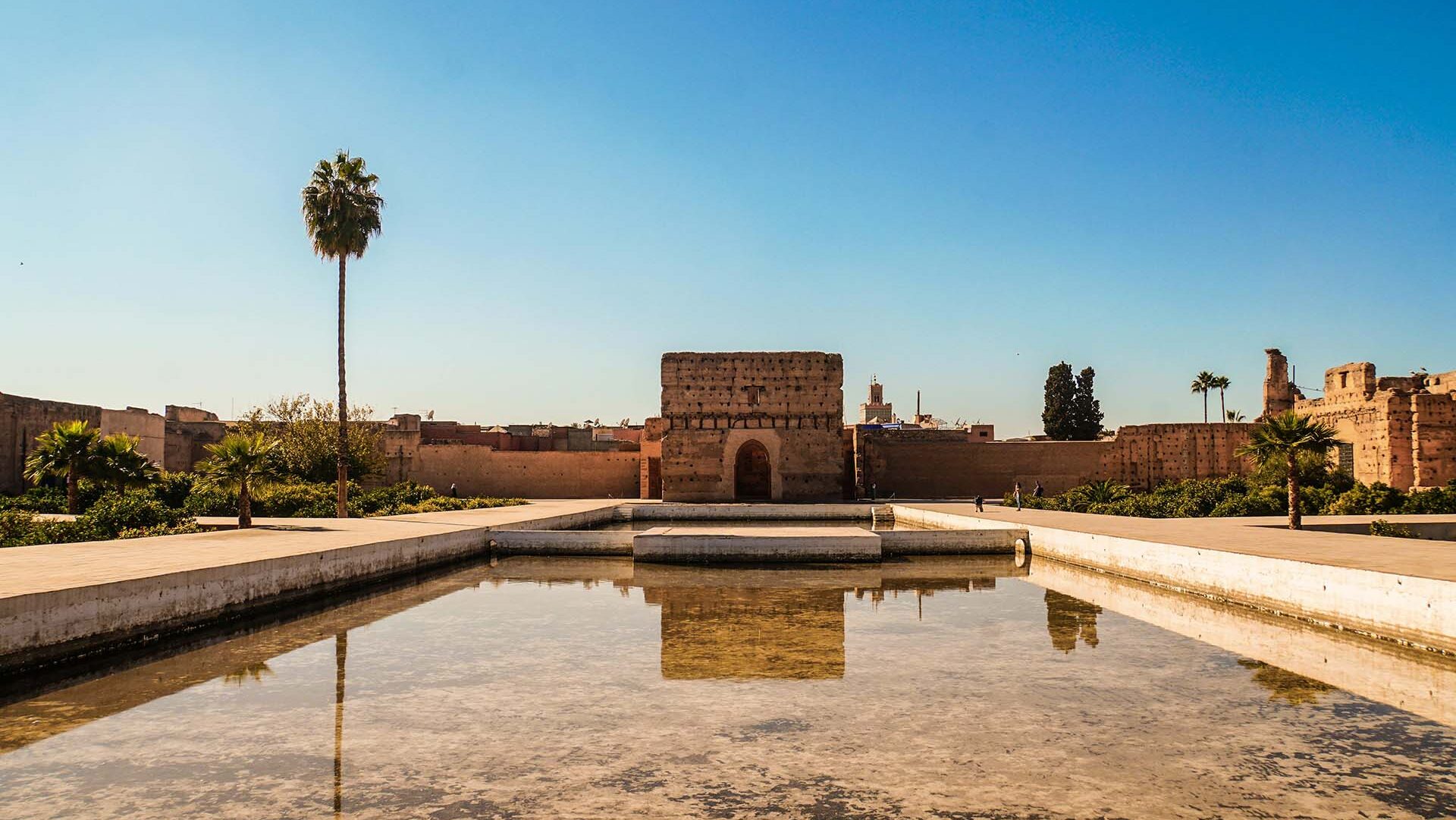 Palazzo El Badi a Marrakech in Marocco