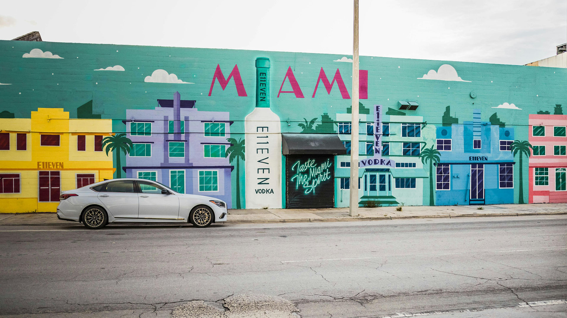 murales in una strada di Miami