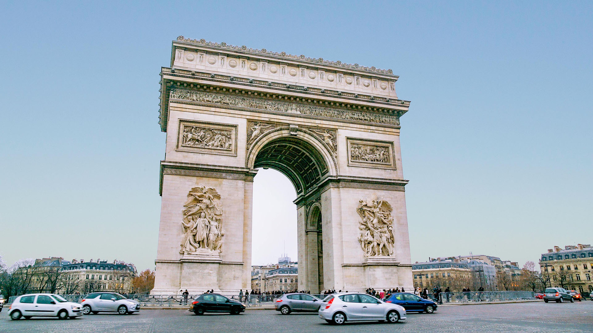 Arco di Trionfo a Parigi, Francia