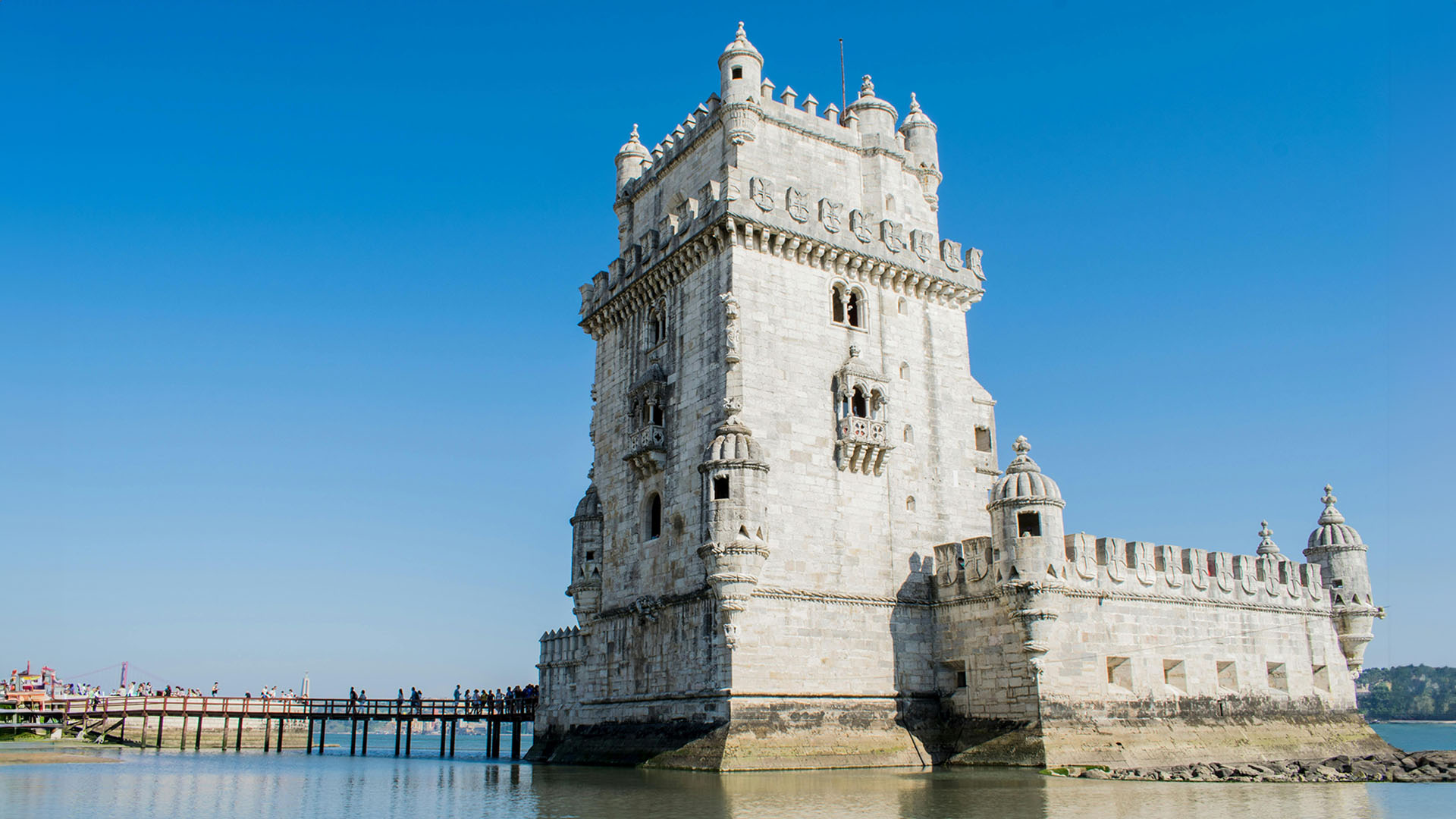 Torre de Belém a Lisbona, Portogallo