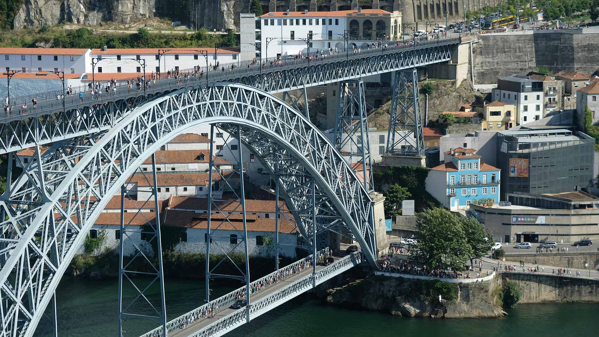 Ponte Dom Luís I a Porto, Portogallo