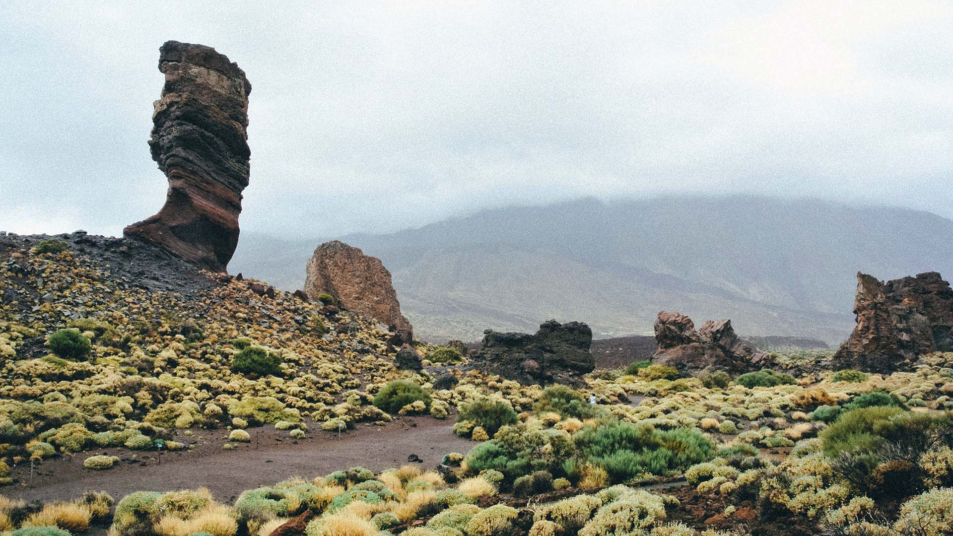 roccia Dito di Dio al Vulcano Teide a Tenerife, Spagna