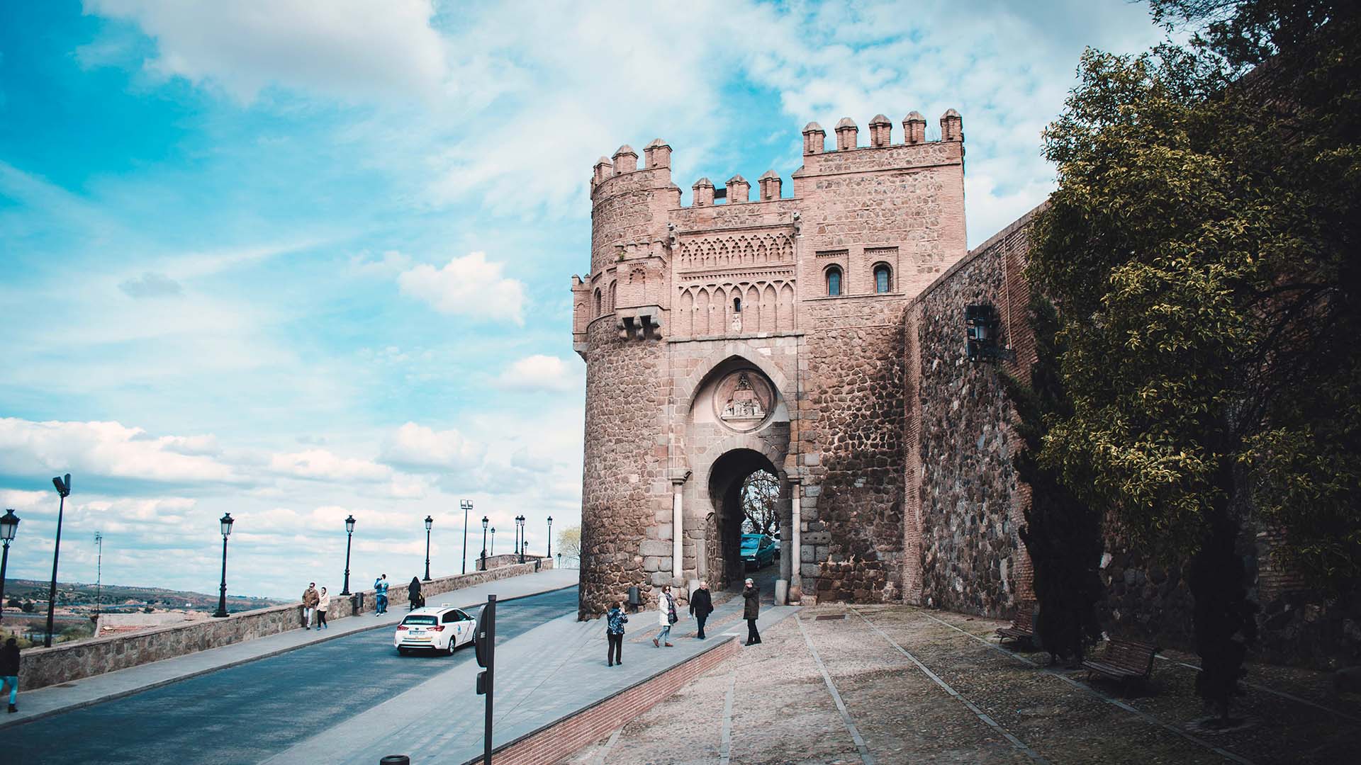 Puerta del Sol a Toledo, Spagna