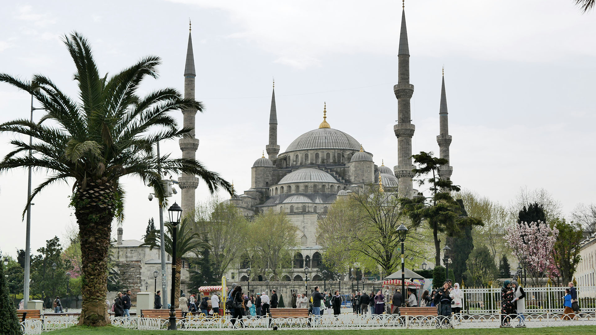 Moschea blu a Istanbul in Turchia